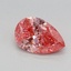 0.72 Ct. Fancy Vivid Pink Pear Lab Grown Diamond