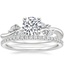 18K White Gold Arden Diamond Ring with Luxe Ballad Diamond Ring (1/4 ct. tw.)