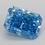 5.09 Ct. Fancy Vivid  Blue Radiant Lab Grown Diamond