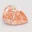 1.55 Ct. Fancy Vivid Pink Pear Lab Grown Diamond
