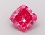 1.00 Ct. Fancy Vivid  Pink Cushion Lab Grown Diamond