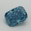 1.31 Ct. Fancy Vivid Blue Cushion Lab Grown Diamond