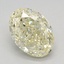 1.11 Ct. Fancy Yellow Oval Lab Grown Diamond