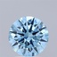 2.01 Ct. Fancy Vivid Blue Round Lab Grown Diamond