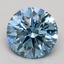 1.56 Ct. Fancy Intense Blue Round Lab Grown Diamond