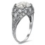 The Rosalia Ring, smalltop view on a hand