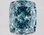 2.70 Ct. Fancy Vivid Blue Cushion Lab Grown Diamond