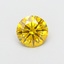 1.03 Ct. Fancy Vivid  Yellow Round Lab Grown Diamond