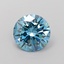 1.74 Ct. Fancy Vivid Blue Round Lab Grown Diamond