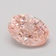 1.00 Ct. Fancy Vivid Pink Oval Lab Grown Diamond
