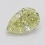 0.5 Ct. Fancy Yellow Pear Diamond