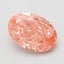 4.05 Ct. Fancy Vivid Pink Oval Lab Grown Diamond