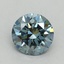 0.90 Ct. Fancy Intense Blue Round Lab Grown Diamond