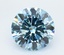 3.9 Ct. Fancy Vivid  Blue Round Lab Grown Diamond