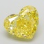 4.80 Ct. Fancy Vivid  Yellow Heart Lab Grown Diamond