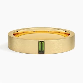 Apollo Green Tourmaline Wedding Ring - Brilliant Earth
