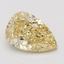 2.07 Ct. Fancy Intense Yellow Pear Lab Grown Diamond