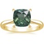 18K Yellow Gold Dawn 1.5mm Diamond Ring, smalltop view
