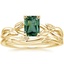 18K Yellow Gold Budding Willow Ring with Winding Willow Ring