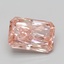 6.07 Ct. Fancy Vivid Pink Radiant Lab Grown Diamond