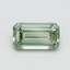 1.05 Ct. Fancy Intense Pacific Green Emerald Lab Grown Diamond