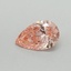 0.32 Ct. Fancy Vivid Pink Pear Lab Grown Diamond