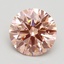 2.70 Ct. Fancy Intense Pink Round Lab Grown Diamond