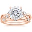 14KR Moissanite Willow Bridal Set (1/4 ct. tw.), smalltop view