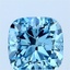 1.95 Ct. Fancy Vivid Blue Cushion Lab Grown Diamond