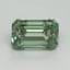 2.58 Ct. Fancy Vivid Pacific Green Emerald Lab Grown Diamond