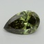 8.99 Ct. Fancy Vivid Green Pear Lab Grown Diamond