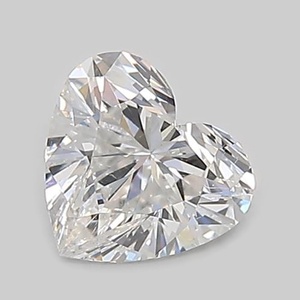 Heart diamond — real photo