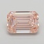 2.85 Ct. Fancy Intense  Pink Emerald Lab Grown Diamond