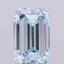 1.07 Ct. Fancy  Blue Emerald Lab Grown Diamond