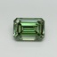 4.07 Ct. Fancy Vivid Green Emerald Lab Grown Diamond
