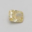 0.64 Ct. Fancy Intense Yellow Cushion Lab Grown Diamond