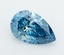 1.62 Ct. Fancy Vivid  Blue Pear Lab Grown Diamond