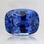 7.9x6mm Blue Cushion Sapphire