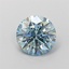 1.09 Ct. Fancy Intense Blue Round Lab Grown Diamond
