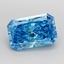 3.02 Ct. Fancy Vivid None Blue Radiant Lab Grown Diamond