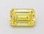 1.57 Ct. Fancy Vivid  Yellow Emerald Lab Grown Diamond