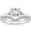 18K White Gold Reverie Ring with Flair Diamond Ring (1/6 ct. tw.)