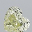 1.51 Ct. Fancy Intense Yellow Heart Lab Grown Diamond