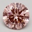 3.01 Ct. Fancy Intense Pink Round Lab Grown Diamond