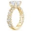 18K Yellow Gold Glacé Diamond Ring (3/4 ct. tw.), smallside view