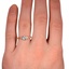 The Paden Ring, smallzoomed in top view on a hand