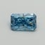 0.50 Ct. Fancy Vivid Blue Radiant Lab Grown Diamond