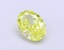1.07 Ct. Fancy Vivid Yellow Oval Lab Grown Diamond
