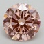 2.70 Ct. Fancy Intense Pink Round Lab Grown Diamond