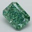 2.36 Ct. Fancy Vivid Green Radiant Lab Grown Diamond